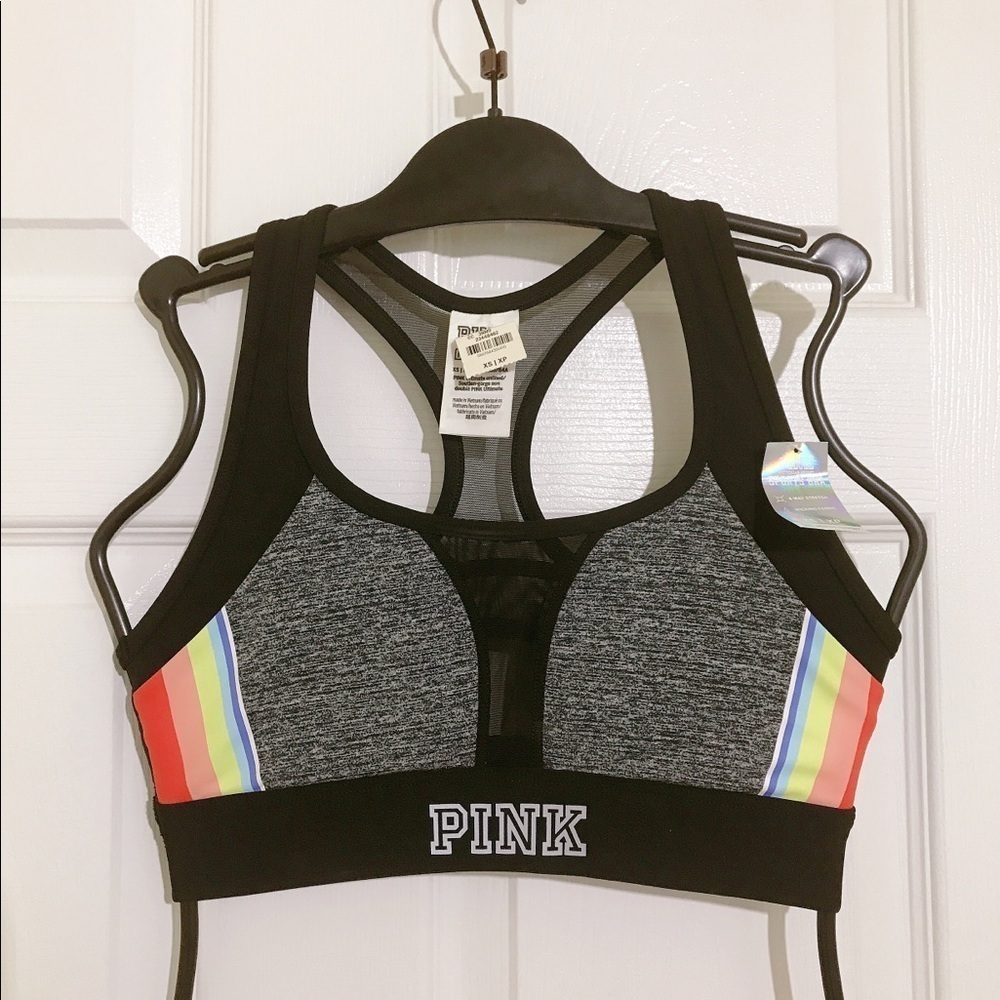 💖Victoria’s Secret PINK Sports Bra Hidden Pockets